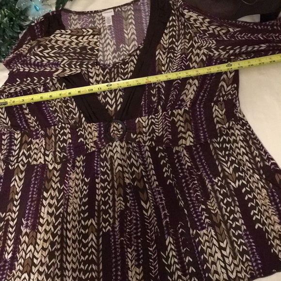 Venezia Arrows Flowing Blouse - Picture 4 of 8